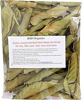 Bsd Organics Guava Leaves/Amrood Patti/Koiya ilai Dried for tea, Skin care, Hair care and more - 25 grams