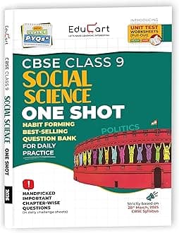 Educart CBSE Class 9 Social Science One-shot Question Bank 2026 (Strictly for 2025-26 Exam)