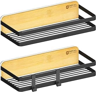 ROYAL CRAFT WOOD Premium Bath Tray, Foldable - Expandable Bath Tray for Bathtub - Luxury Bathtub and Bathroom Accessories