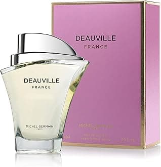 Deauville France Eau de Parfum Fragrance Spray, Top Notes of Red Mandarin, Succulent Pink Mango, Luscious & Sophisticated Blend, 2.5 Fl Oz