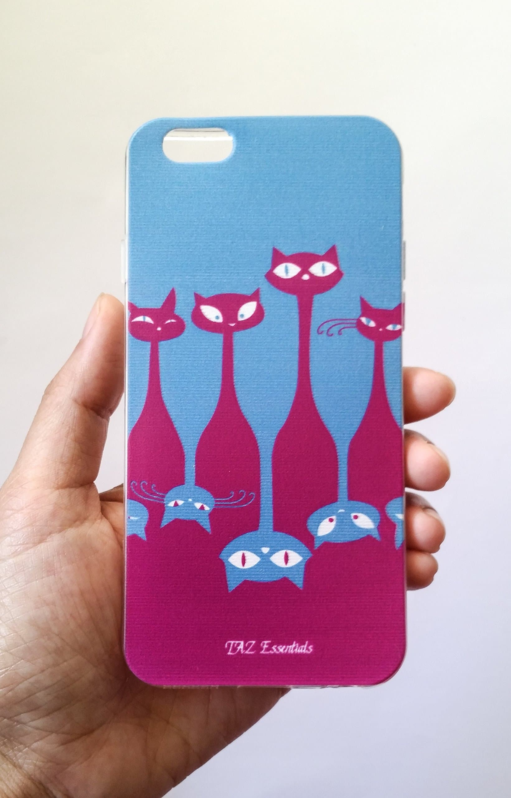 Iphone 6 Soft Protective Case By TAZ Essentials (Cats)