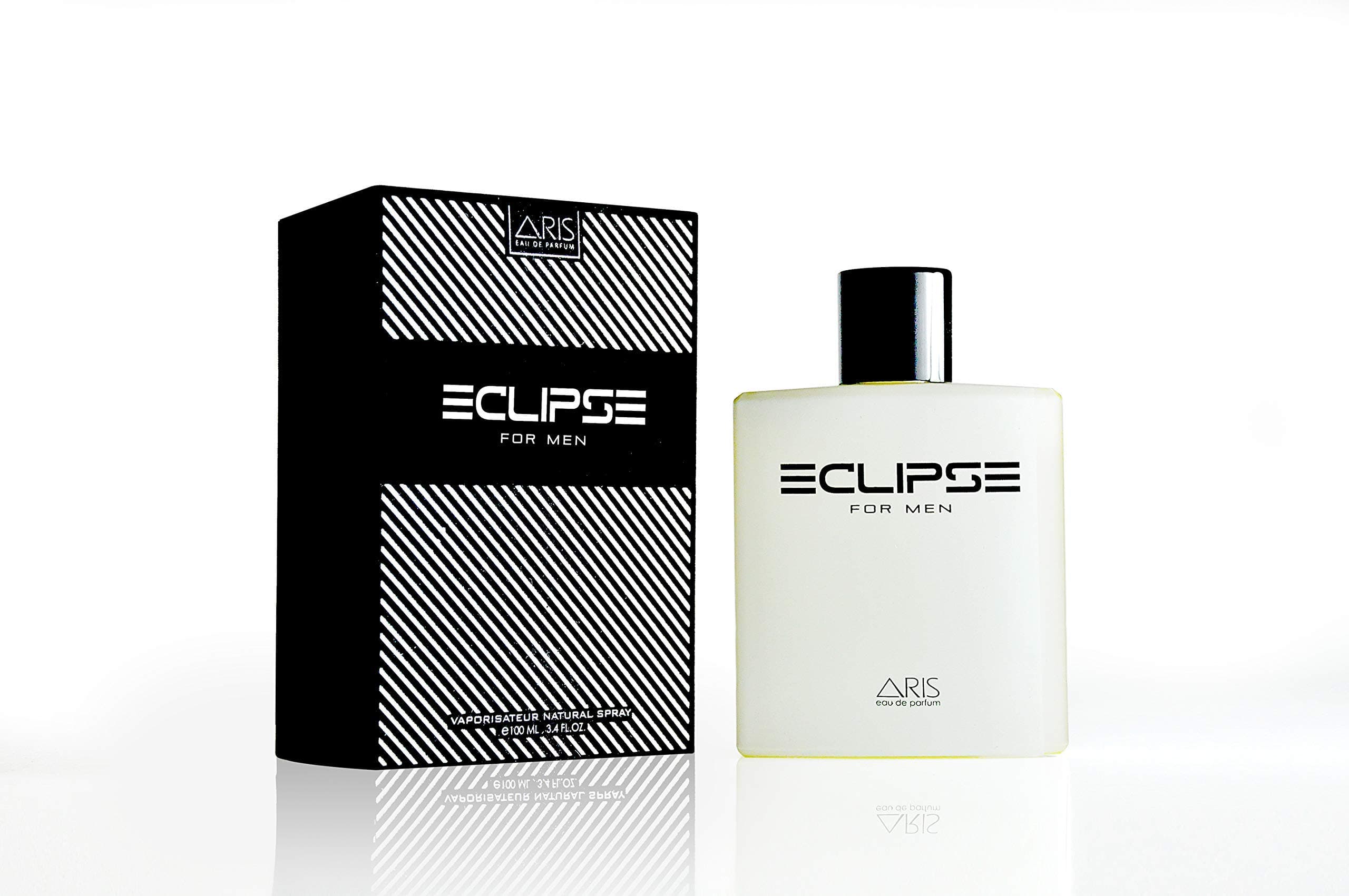 Eclipse Eau de Parfum for Men – Long-Lasting Black and White Fragrance – 100ml Perfume Spray for Daily Use or Gift – Men’s Cologne Comes with Extra 15ml Sample (Random Scent Included)
