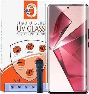Uv Hd+ Tempered Glass Full Screen Protector Guard Compatible For Vivo V29 / V29E / V29 Pro Cellphone (6.78 Inch,Pack Of 1) Full Adhesive Uv Curved Case Friendly Hd+ Clarity