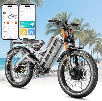 eAhora Romeo Pro 3 [2025 Latest] 50 Mph Electric Bike for Adults, Peak 5600W Dual Motor Ebike, 60V 80Ah 250 Miles Long Range Electric Bike, 26”*4.0 Fat Tire Air Full Suspension Off-Road E-bike, UL2849