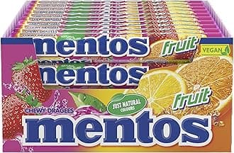 Soft Mints - Crisp Outer Shell and Soft Centre - Fruit Flavour - 40 Rolls