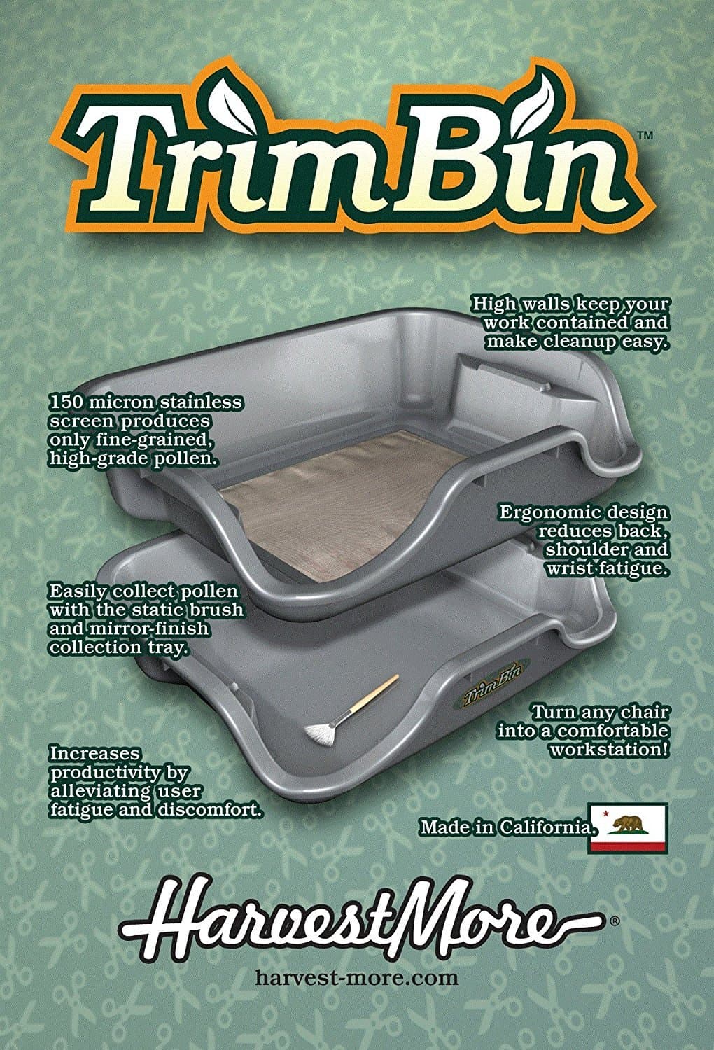 Harvest More Trim Bin - Gray