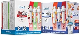 Variety Pack Bundle, Flavored Water Cartridge 12-Pack (LifeSip, FitSip), No sugar, zero calorie Drink Mix