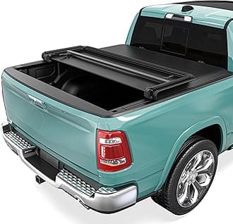 Soft Tri-Fold Truck Bed Tonneau Cover Fit for Dodge Ram 1500 2009-2026 (Incl. Classic & New) 5.7 ft Bed Without Rambox