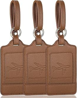 Suitcase tags with address tag