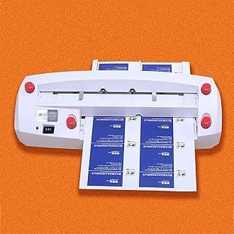 Business Cutter Card, Electric Business Card Cutting Machine with 9 Sets of Blades and Automatic Induction, Adjustment 1-18mm Position and Forward/Reverse Design, No Burrs, for Invitation