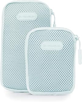 Travelon Packing Intelligence, Pi All Day Set of 2 Accessory Pods, Ice Mint, One Size, Pi All Day Set of 2 Accessory Pods