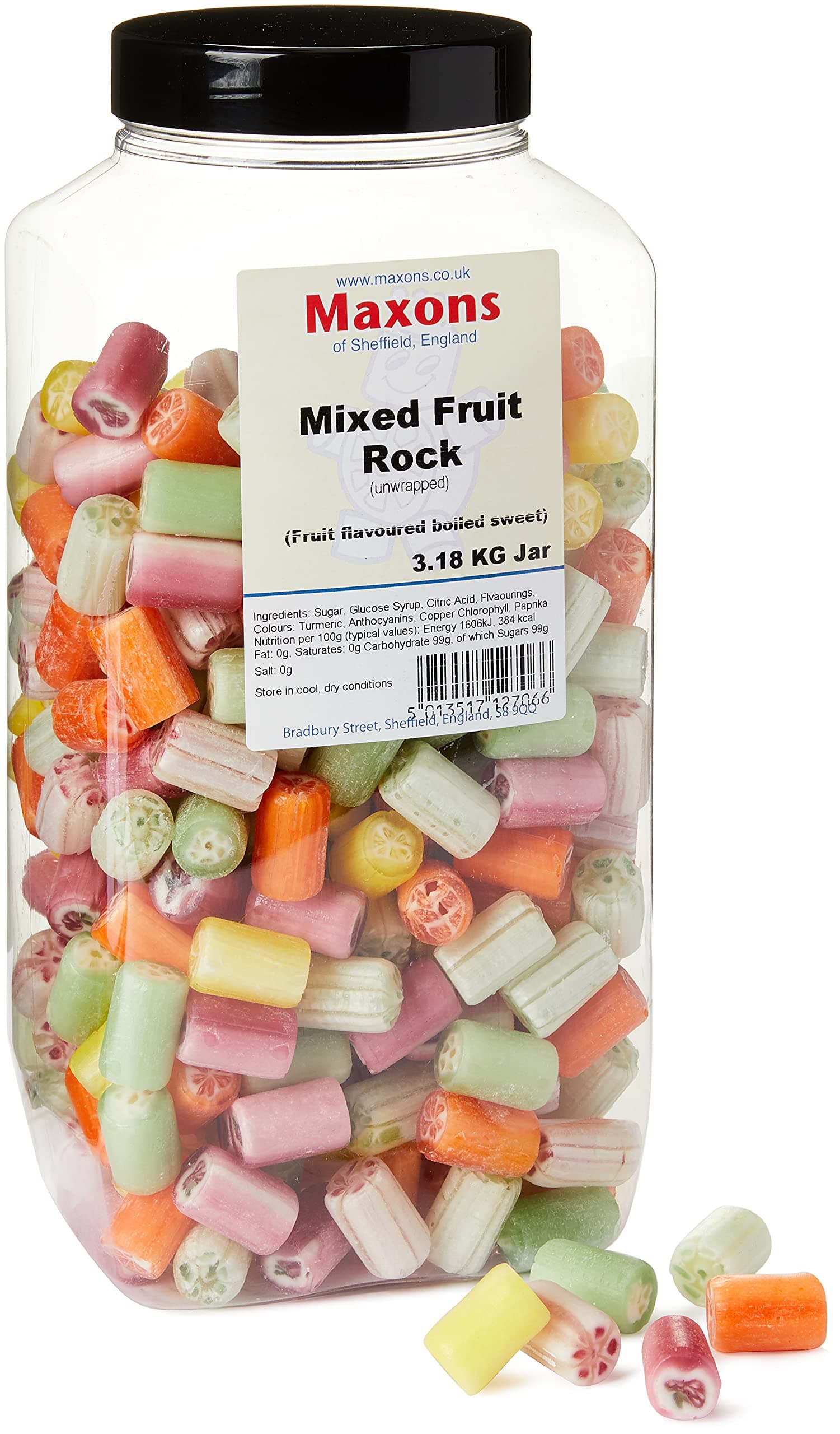 MAXONS Mixed Fruit Rock Jar