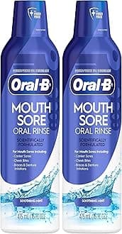 Mouth Sore Mouthwash Special Care Oral Rinse, Hydrogen Peroxide Mouthwash, 16 fl oz, Alcohol Free (Pack of 2)