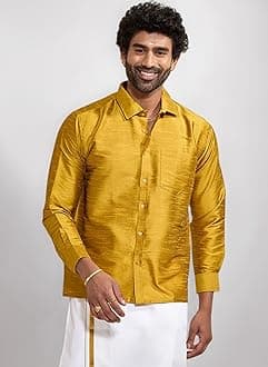 Men VASMSH002BU Ethnic Shirt