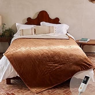 GOTCOZY Heated Blanket Twin Size - Electric Blanket with 6 Heating Level & 10 Hour Auto Off Heating Blanket, ETL Certified (62X84 Inch Biscuit)