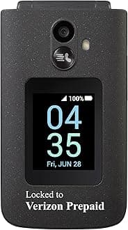 Verizon Prepaid TCL Go Flip 7 (T435S), 4G LTE Flip Phone, Easy-to-Use with Large Buttons, External Display, Long Battery Life - Locked to Verizon - Gray