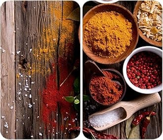 WENKO Hob Cover Plate Universal Spices Set of 2