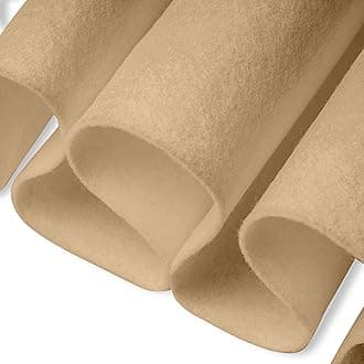 FabricLA Taupe Felt Fabric – 36" Wide x 60 Feet – Flexible Taupe Felt for Bulk Crafts, Decorations, Sewing & Large DIY Projects