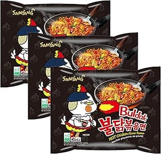 SAMYANGRamen/Spicy Chicken Roasted Noodles, 4.93 Ounce (Pack of 15)