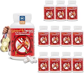 SPORTLEGSFast Fitness Boost. Healthy. Legal. Effective. Inexpensive. #1 in Cycling. 12 120-cap Bottles