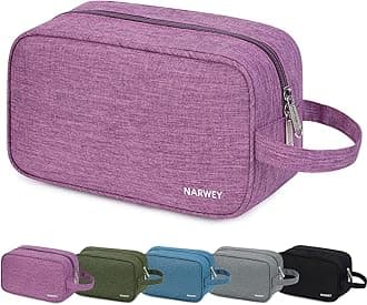 Travel Toiletry Wash Bag for Women Traveling Dopp Kit Makeup Bag Organizer for Toiletries Accessories Cosmetics (Purple)