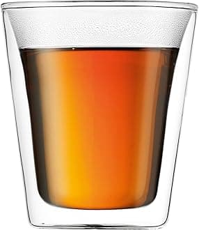 Bodum Canteen Double Walled Glasses, Set of 2 - 6 Oz