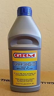 GRM RR363 Heavy Duty Brake Fluid - 1 Liter Bottle for Rolls-Royce and Bentley Vehicles