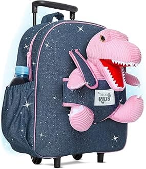 Naturally KIDSBackpack - Toddler Backpack for Girls Boys w Stuffed Animal - Gifts for 3 4 5 6 7 Year Old Boys Toys