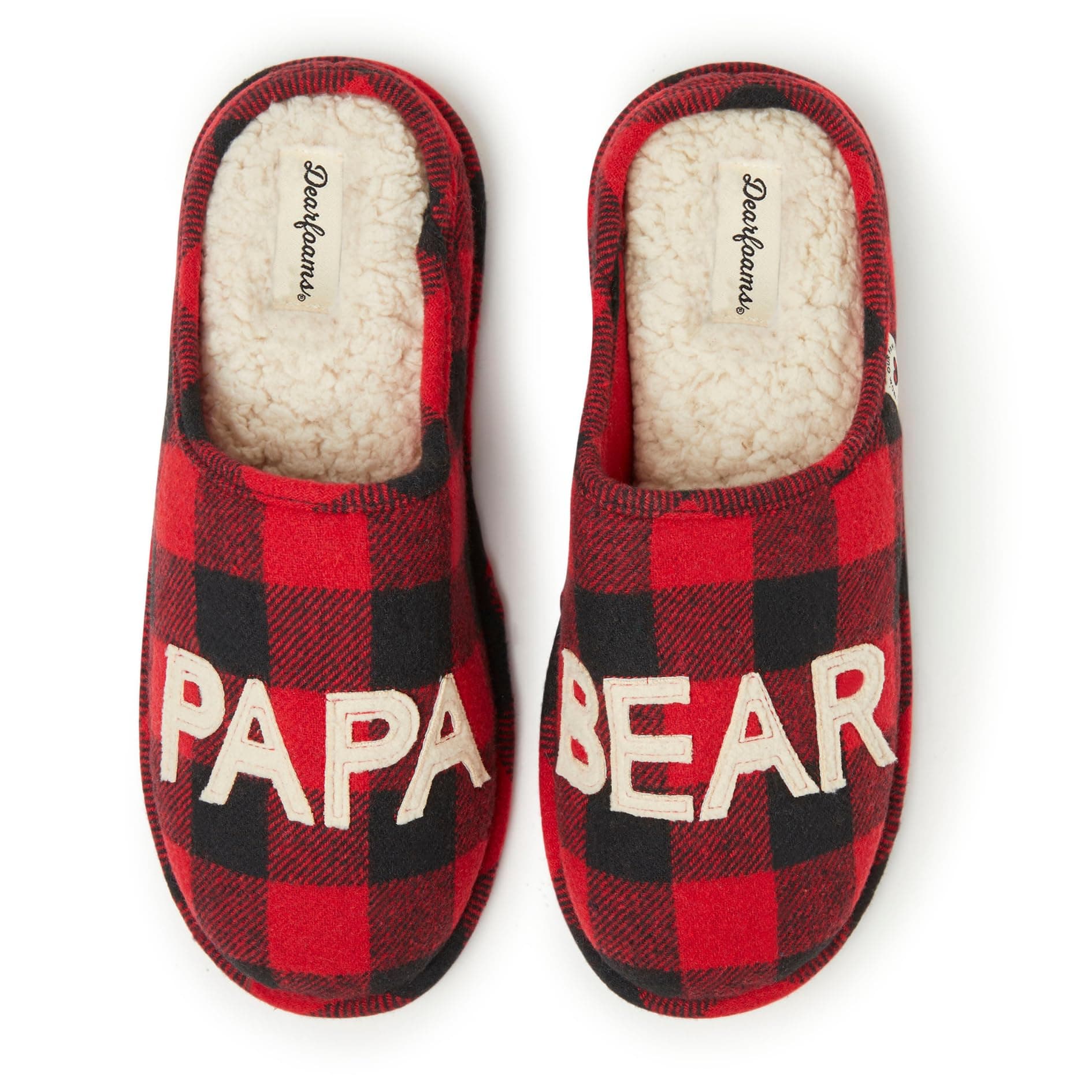 Men's Gifts for Men Matching Christmas Papa Bear Slipper