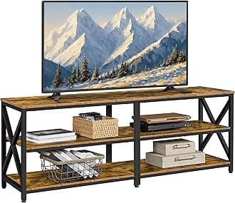 TV Stand for 70 Inch TV with 3-Tier Shelf
