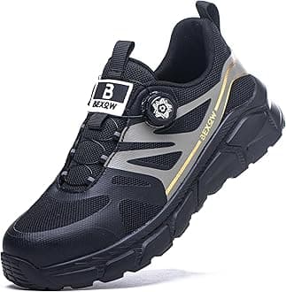 Sponsored Ad – Premium Safety Shoes Steel Toe Lightweight Slip Resistant Breathable Work Sneakers with Kevlar Midsole Anti Smashing Puncture Proof Comfortable Industrial Footwear for Men and Women