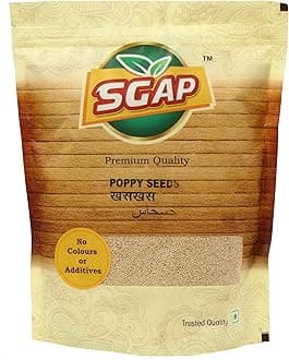 SGAP Poppy Seed Khas Khas | Natural Whole Spice for Cooking & Baking | Aromatic Seeds for Curries, Sweets & Traditional Recipes | Used in Thandai, Korma & Breads | Unpolished & Fresh | 50gm Pack of 1