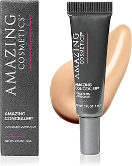 AMAZING COSMETICS Amazing Concealer, multipurpose full coverage concealer, Medium Beige