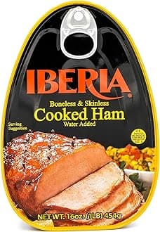 Iberia Boneless & Skinless Cooked Ham, 16 oz