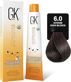 Global Keratin GK HAIR Professional Hair Color Cream Tube 3.4 Fl Oz Nourishing & Cleansing Colors for Styling High Performance Long Lasting Semi Permanent Natural Toner Dye