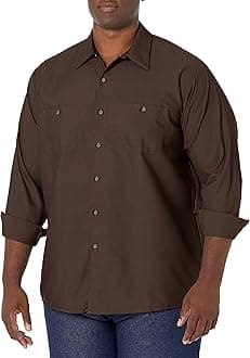 Red Kap Men's Red Kap® Men's Long Sleeve Industrial Work Shirt Shirt (pack of 1)