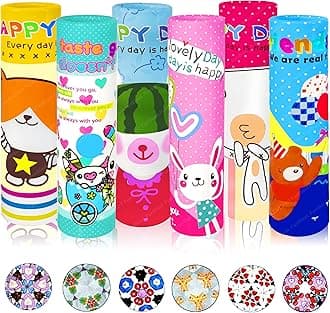 FunBlast Kaleidoscope for Kids, (Pack of 6) Best Birthday Return Gifts for Kid, Magical Kaleidoscopes, Kaleidoscope for Kids Return Gift, Toy for Kid, (Color May Vary)