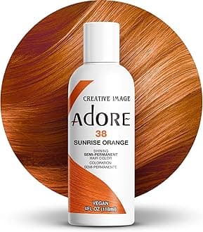 Shining Semi Permanent Hair Colour, 38 Sunrise Orange