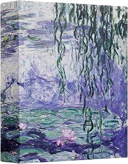 Photo Album 4x6 with 200 Pockets, Small Picture Album with Premium Leather Album Cover, Slip-in Mini Picture Book for Family Wedding Anniversary Baby Vacation Pictures, Water Lily