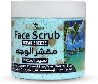 ECOLYTE+ Face Scrub La Parisienne, Deeply Exfoliates, Reveal Smooth & Beautiful Skin, Exfoliating Scrub, Facial Exfoliant, Moisturizing, Glowing Skin - (Ocean Breeze, 500 ml)