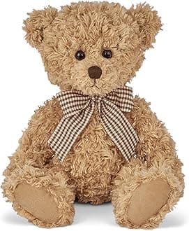 Bearington Theodore Teddy Bear Stuffed Animal - 17" Soft Teddy Bear Plush Toy with Fluffy Fur and Huggable Design - Adorable Classic Cuddly Gift for Kids, Toddlers, and Animal Lovers