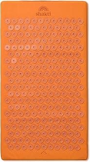 Premium Acupressure Mat, Level 1 in Amber, Massage Muscles, Aid Sleep & Unlock Inner Tension | Similar to Acupuncture, No Needles Required | FSA/HSA Eligible
