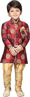 AJ DEZINES Boy's Regular Fit Kurta Pyjama