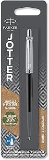 Jotter Bond Street Black CT Ballpoint Pen, Blister pack
