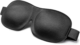 Mumoo Bear Sleep Mask for Women Men, 3D Contoured Comfortable Ultra Soft Sleeping Eye Mask & Blindfold for Sleeping with Adjustable Strap, Great for Travel/Nap/Night's Sleeping, One Size