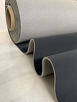 EU Fabrics Black Automotive Headliner Fabric - 2MM Foam Backed, Upholstery Trimmings - 140CM Width