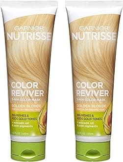 Hair Color Nutrisse Color Reviver, Golden Blonde for Color Treated Hair to Nourish & Adds Gold Tones, 8.4 Fl Oz, 2 Count (Packaging May Vary)