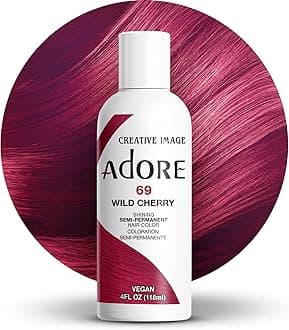 ADORE COSMETICS Shiny Semi-Permanent Hair Dye - Wild Cherry - 118ml
