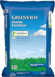 GreenView Spring or Fall Lawn Starter Fertilizer - 48 lb. Bag - Covers 15,000 sq. ft.
