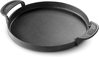 Weber Gourmet BBQ Griddle – Non‑Stick Porcelain‑Enameled Cast‑Iron Griddle for Charcoal, Gas & Pellet Grills, Perfect for Breakfast & High‑Heat Grilling